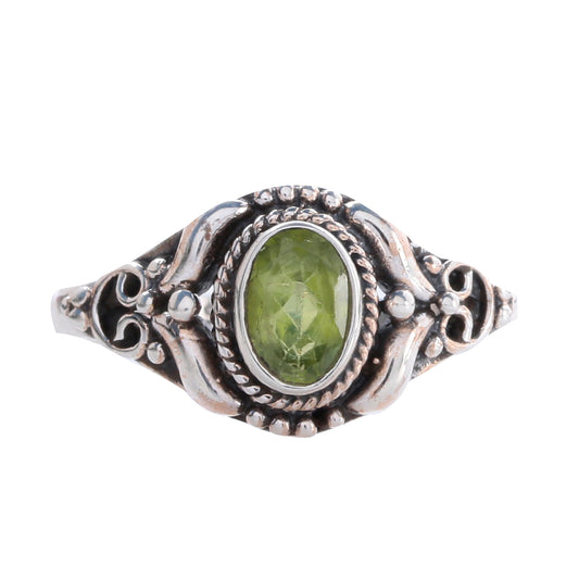 925 Silver Peridot Ring elegant design, timeless sophistication, perfect for women and girls