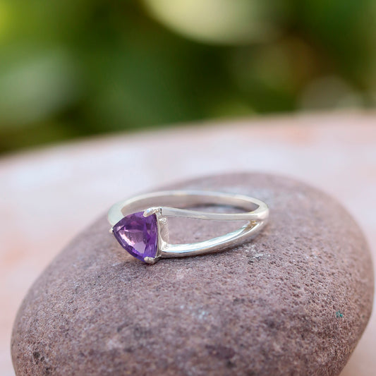 925 Silver Luxury Silver Jewelry Stunning Amethyst Rings,Timeless Elegance for Every Occasion