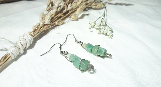 How to Make Simple Wire-Wrapped Gemstone Earrings