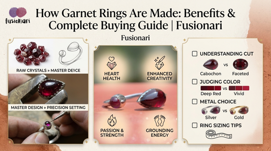 How Garnet Rings Are Made: Benefits &  Complete Buying Guide | Fusionari