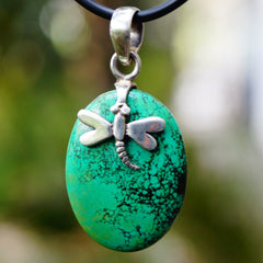 Malachite Silver Pendant