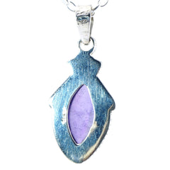 Pushpank Amethyst Silver Pendant