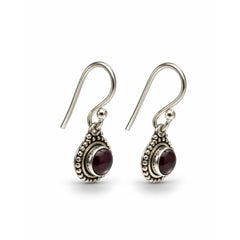 FUSIONARI 925 Sterling Silver Peridot Gemstone Drop Earrings Jewellery