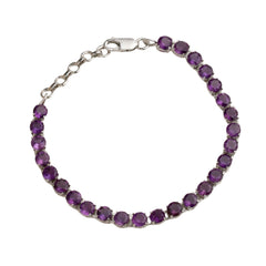 Tamra – Amethyst Link Bracelet