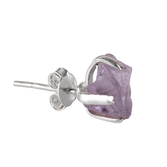 925 Sterling Silver  Amethyst  Earrings for Women |  Healing Jewelry for Focus
