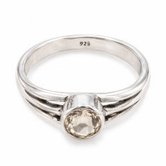 Dyuti – Citrine Silver Ring