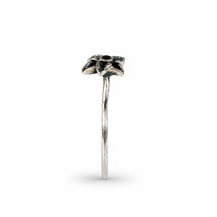 Nagkesar - Garnet Silver Ring