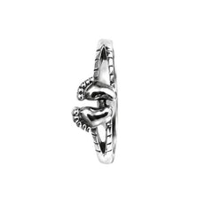 925 Sterling Silver Footprint Design Ring for Women