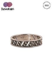 925 Sterling Silver Detailed Band Ring for Womens