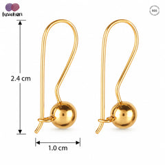 Jalbindu – Gold-Plated Silver Drop Earrings
