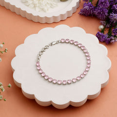 Tamra – Pink AD Link Bracelet