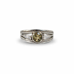 Marichi - Citrine Silver Ring