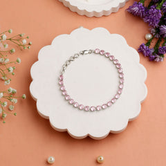 Tamra – Pink AD Link Bracelet