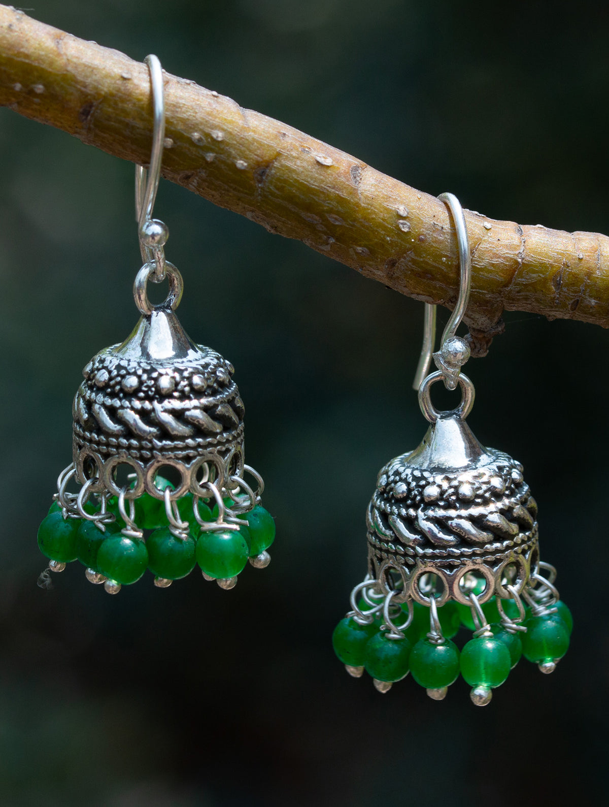 925 Sterling Silver Emerald Earrings for Women Handmade Gemstone Jewelry Elegant Party Wear Gift