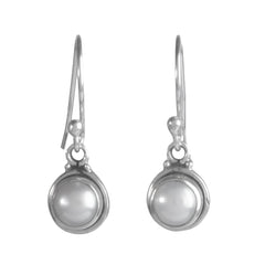 925 Sterling Silver Pearl Earrings for Women | Elegant Pearl Jewelry | Classic Handmade Earrings