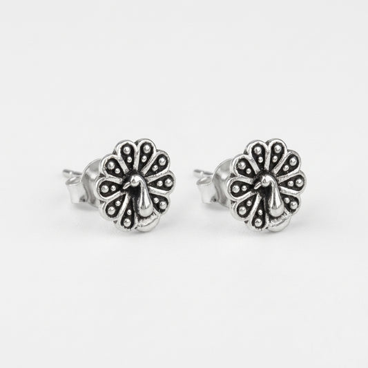 925 Sterling Silver Stud Earrings for Women | Minimal Plain Silver Earrings | Office Wear Daily Wear Jewelry Gift
