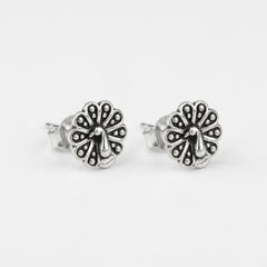 925 Sterling Silver Stud Earrings for Women | Minimal Plain Silver Earrings | Office Wear Daily Wear Jewelry Gift
