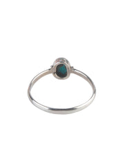 925 Sterling Silver Turquoise Ring for Women Handmade Gemstone Ring Adjustable Statement Jewelry Birthday Gift