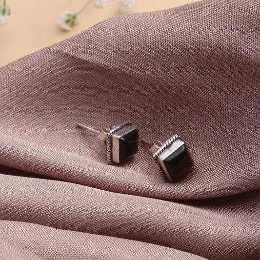 925 Sterling Silver Black Onyx Earrings for Women | Bold  Gemstone Jewelry