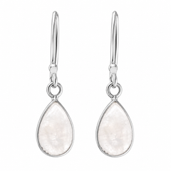 925 Moonstone Sterling Silver Earrings | HandCrafted Jewellery
