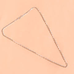 925 Sterling Silver 18" Chain for Women, Natural Handcrafted Jewelry