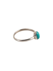 925 Sterling Silver Turquoise Ring for Women Handmade Gemstone Ring Adjustable Statement Jewelry Birthday Gift