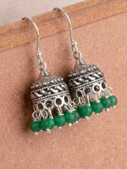 925 Sterling Silver Emerald Earrings for Women Handmade Gemstone Jewelry Elegant Party Wear Gift