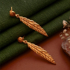 925 Sterling Silver Gold Plated Earrings for Women | Handcrafted Elegant Gift