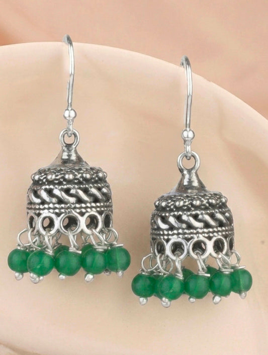 925 Sterling Silver Emerald Earrings for Women Handmade Gemstone Jewelry Elegant Party Wear Gift