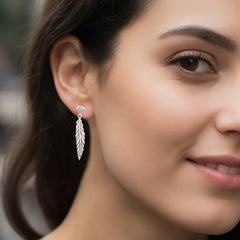925 Sterling Silver Earrings for Women | Classic Handmade Gold Finish Jewelry