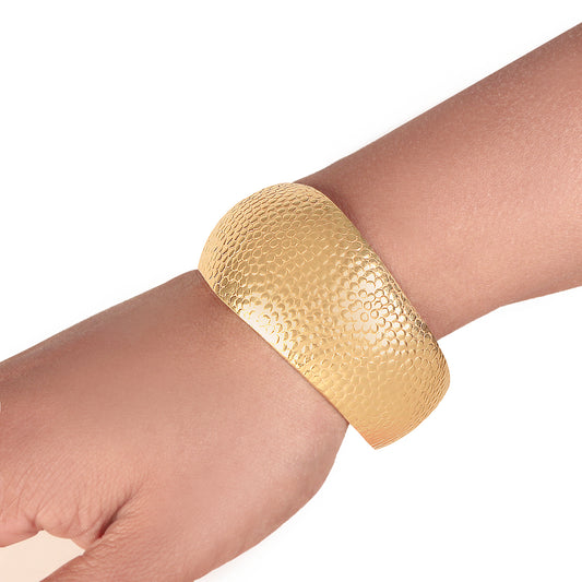 925 Sterling Silver Gold Plated Bangle for Women | Handcrafted Bracelet | Luxury Daily Wear Jewelry