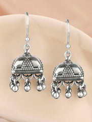 925 Sterling Silver Silver Earrings for Women Handmade Gemstone Jewelry Elegant Party Wear Gift