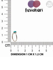 925 Sterling Silver Turquoise Ring for Women Handmade Gemstone Ring Adjustable Statement Jewelry Birthday Gift