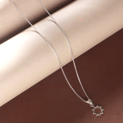 925 Sterling Silver Pendant with 18" Chain for Women, Natural Gemstone Handcrafted Jewelry