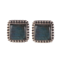 925 Sterling Silver  Labradorite Earrngs for Women | Minimalist Jewelry for All Occasions