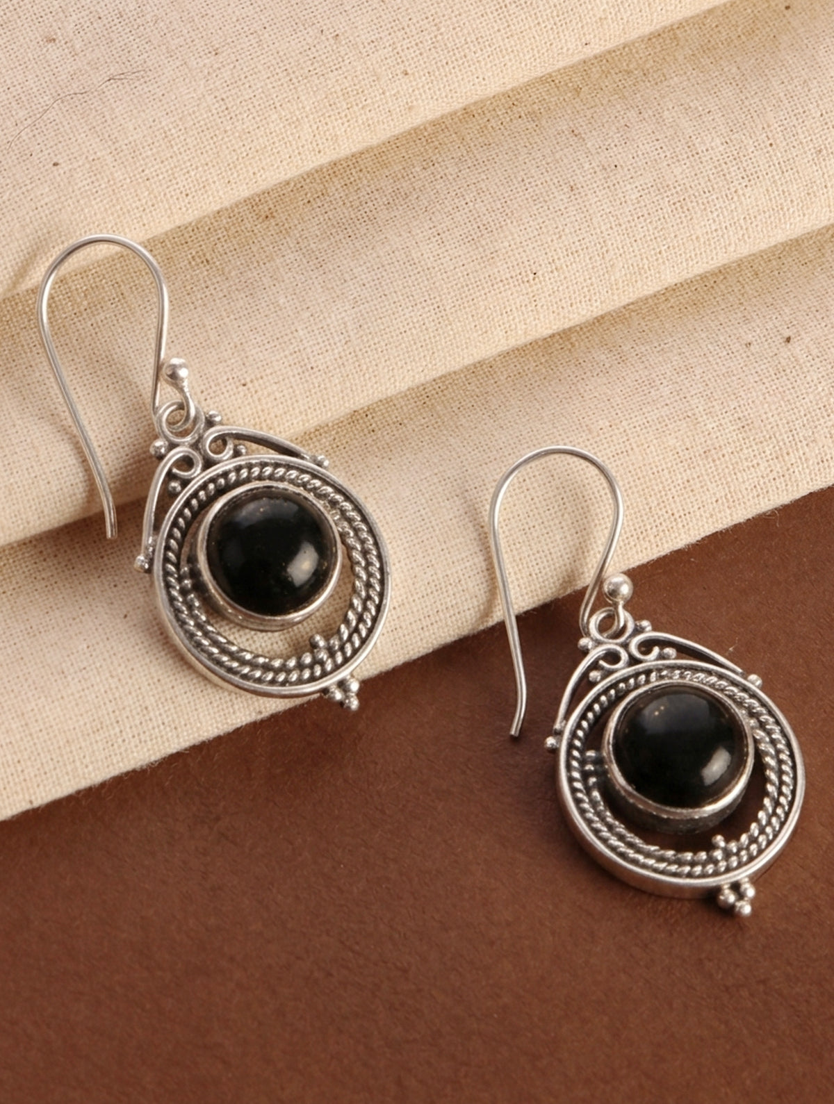 925 Sterling Silver Black Onyx Earrings for Women | Gemstone Earrings | Handmade Silver Jewelry | Elegant Daily Wear Gift