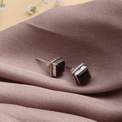 925 Sterling Silver Eartops for Women | Handcrafted Red Gemstone Jewelry | Elegant Small Stud Earrings set of 4 ,6,7