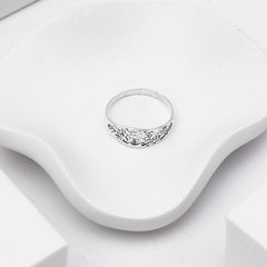 925 Sterling Silver Ring for Women | Handmade Silver Jewelry | Elegant Daily Wear Gift