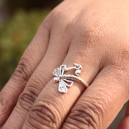 925 Sterling Silver Plain Silver Ring for Women | Authentic Silver Jewelry | Handcrafted Elegant Gift