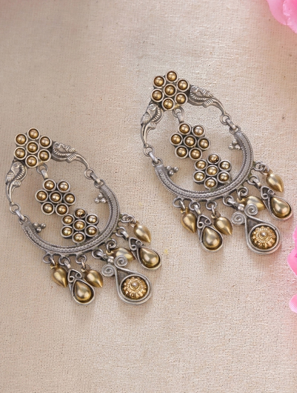 925 Sterling Silver Earrings for Women | Handmade Silver Jewelry | Elegant Daily Wear Gift