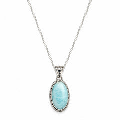 Salila – Larimar Silver Pendant