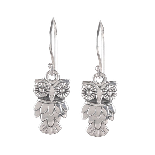 Fusionari 925 Sterling Silver Earrings | Handmade Minimalist Jewelry | Elegant Timeless Design | Size 3.2x1.0 cm | One Pair