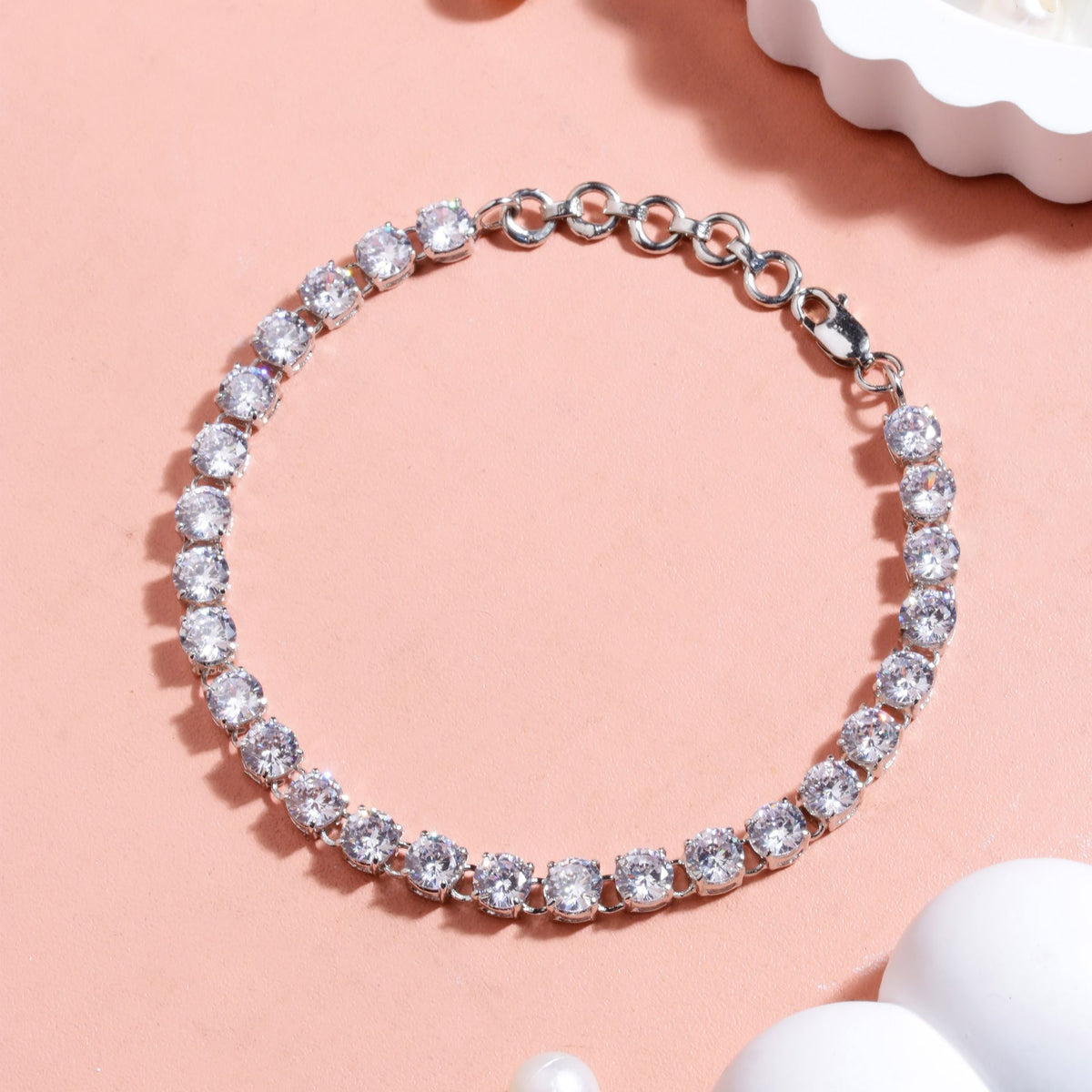 Tamra – AD Zircon Link Bracelet