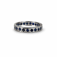 Ambud - Blue Sapphire Silver Ring