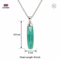 Shail – Amazonite Silver Pendant