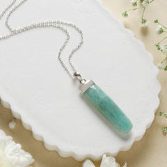 Shail – Amazonite Silver Pendant