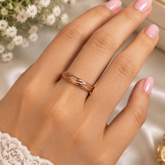 Vega - Rose Gold Plated Ring