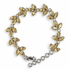 Kisalaya - Citrine Leaf Bracelet