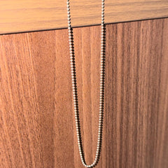 925 Sterling Silver Ball Chain with Spring Lock