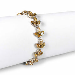Kisalaya - Citrine Leaf Bracelet